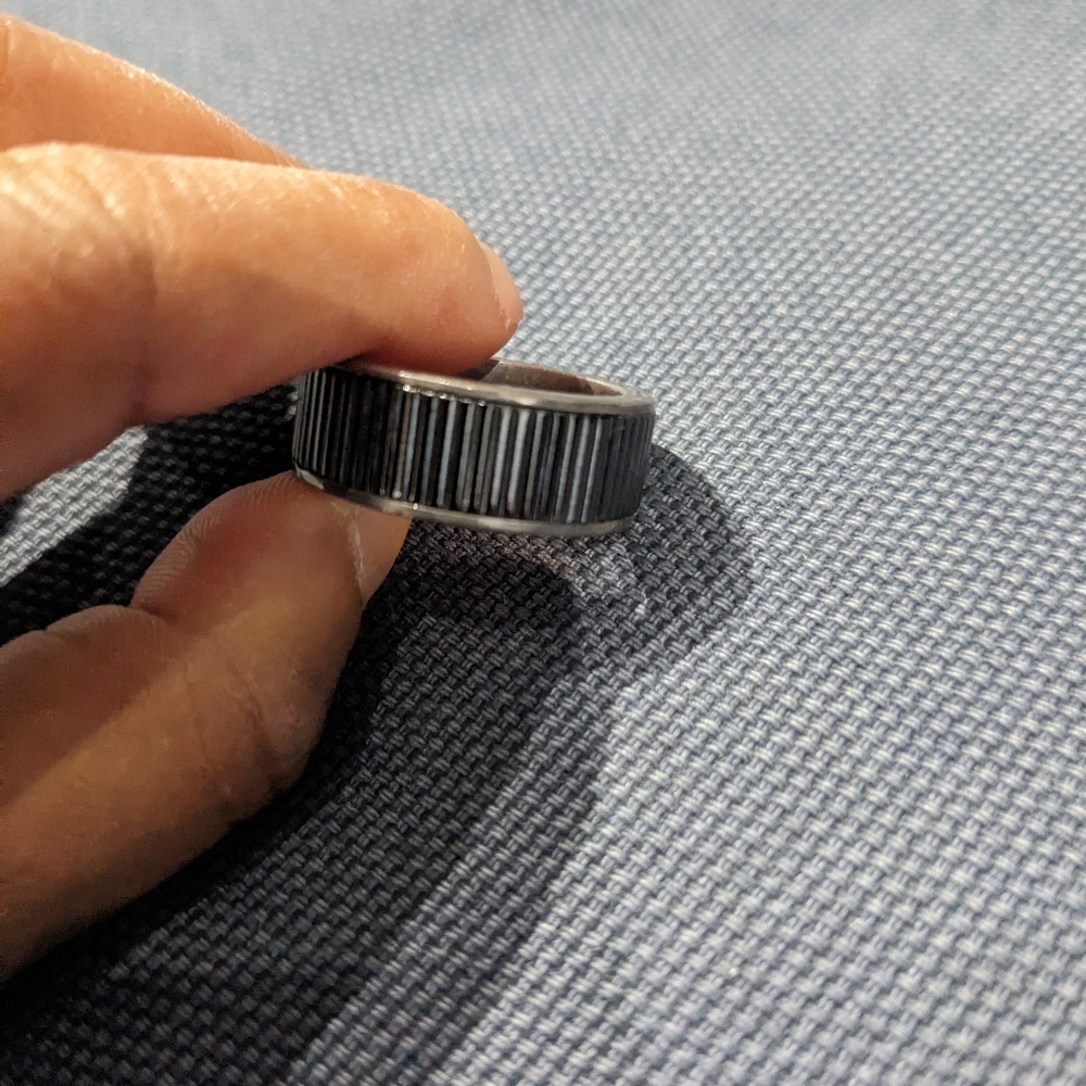 Authentic Tiffany Coin Ridge Ring